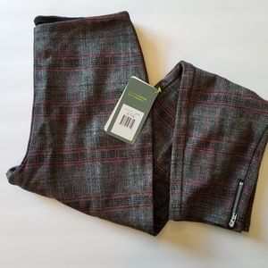 Lyssé high waisted plaid pants